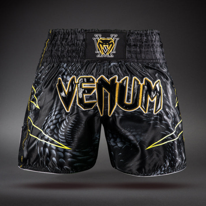 Муай Тай Шорти - Venum Matupa Muay Thai Shorts - Black/Grey/Gold​